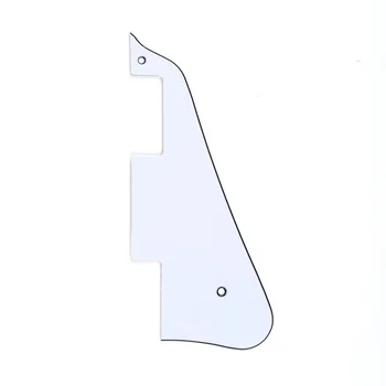 

Musiclily Guitar Pickguard for China Made Epiphone Les Paul Standard Modern Style, 3Ply White