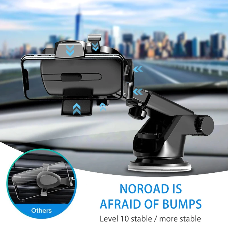 TKEY Sucker Car Phone Holder Stand For iPhone 11 Pro Xiaomi redmi Samsung Air vent Mobile Phone Holder GPS Mount Support in car mobile phone holder