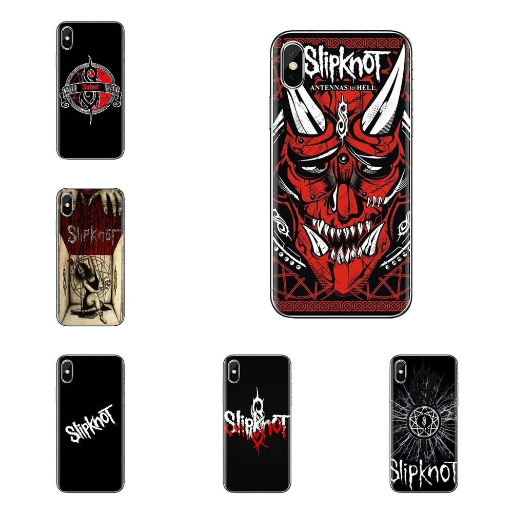 

Silicone Phone Shell Cases For Huawei Honor 5A LYO-L21 Y6 II Compact Y5 2 Y5II Mate 10 Lite Nova 2i 9i Heavy metal band Slipknot