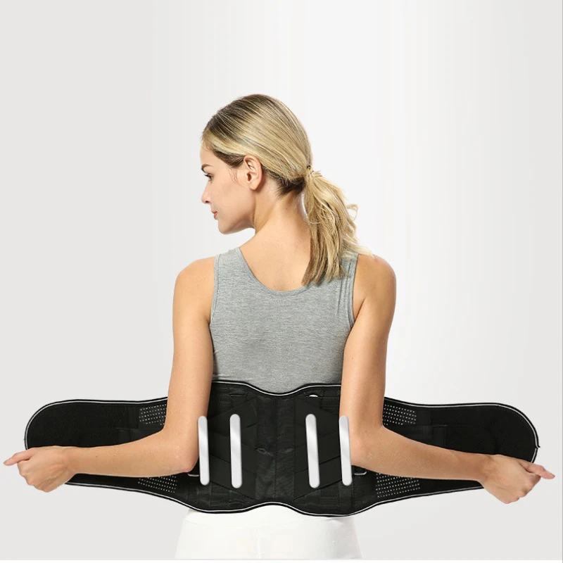 Men Women Elastic Adjustable Orthopedic Posture Corrector Brace Lower Back Waist Trimmer Belt Lumbar Support Corset 2020 | Спорт и