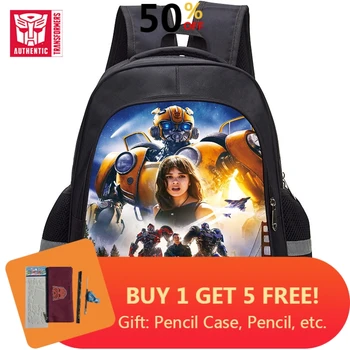 

Transformers Latest Children's Backpack Boy Cartoon Anime School Bag Shoulder Boy Backpack Fashion Waterproof Bag for Boys Girls