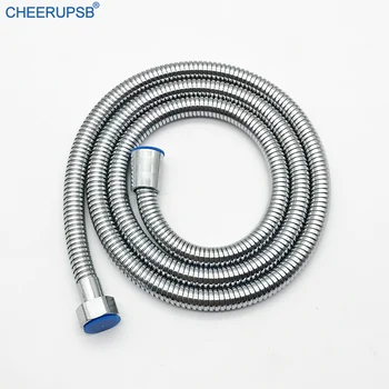 

Bathroom 1.5M Stainless Steel Hose Hand Held Water Supply Pipe Shower Hose Flexible Explosion-proof Plumbing Hose Accessories