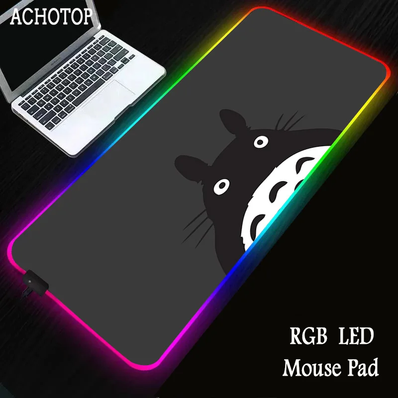 

Animal Cat Large USB Wired RGB Mouse Pad Dimmable LED Lighting Gaming Gamer Mousepad Desktop Keyboard Mice Mat Computer Laptop