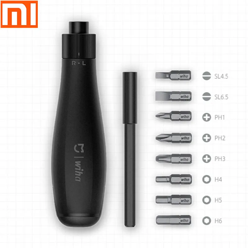 Оригинальный набор отверток Xiaomi Mijia Wiha точные магнитные биты 8 в 1 DIY Повседневный
