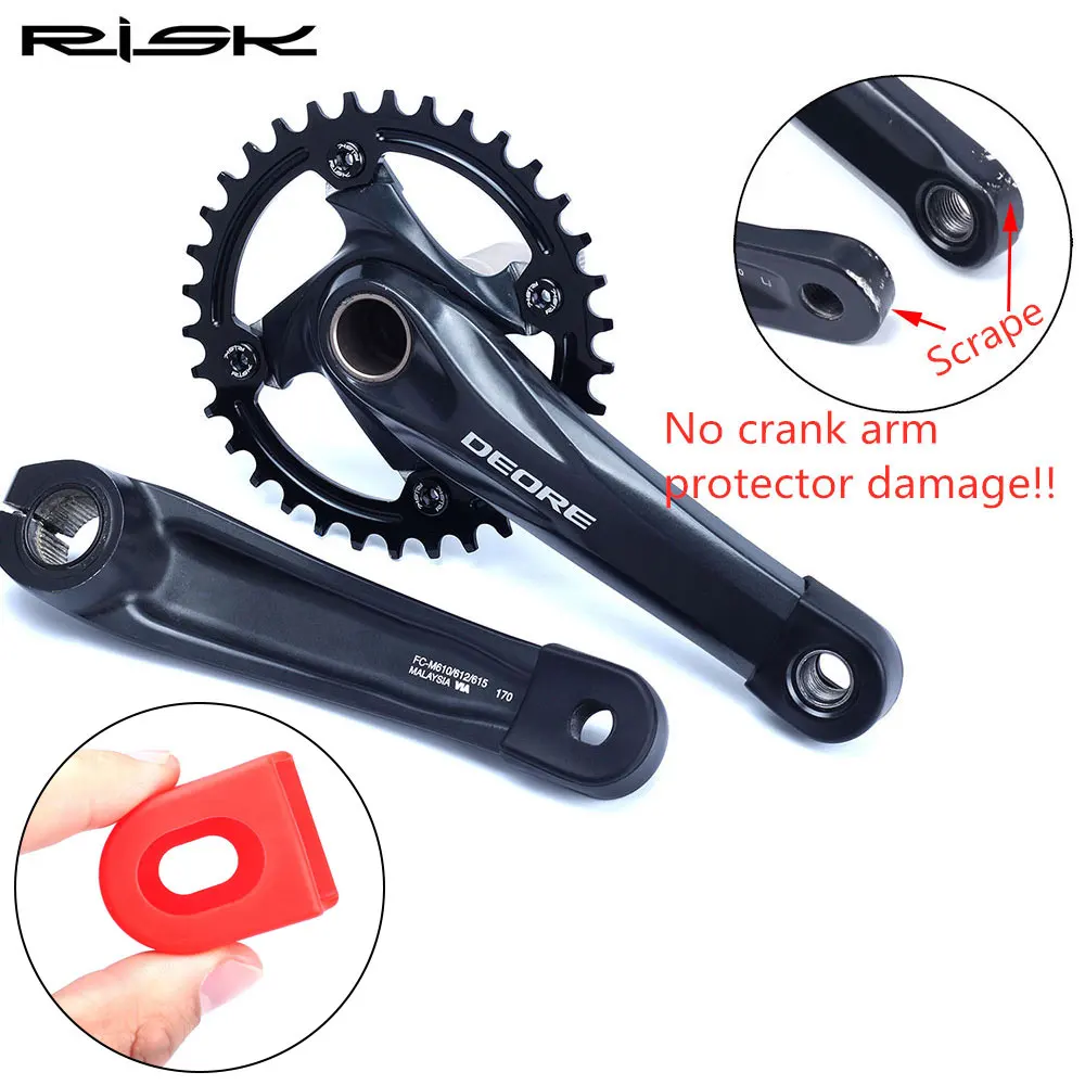 2 шт. Силиконовый велосипедный шатун защитный чехол для SHIMANO SRAM MTB шоссейный