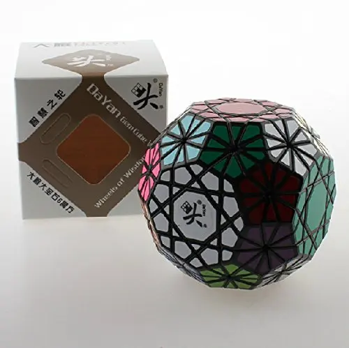 

DAYAN VI Gem Magic Cube Abnormity Cube Black Bottom Cool and Challenging Classical High IQ Dayan 6 Educational 3D Puzzle