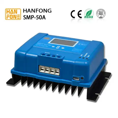 Controlador de Carga Saída do Regulador do Painel da Pilha 24v do Trabalho Solar Mppt 12 – Automático Duplo Usb 5v 30 40 50a