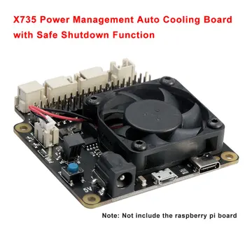 

40pin Expansion Board Power Management Safe Shutdown Auto Cooling 8A Output Tools 5V Max Intelligent For Raspberry Pi 4B 3B+ 3B