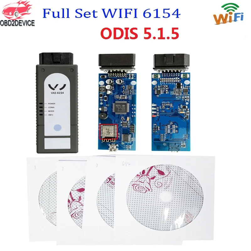 Диагностический инструмент VAS6154 WIFI ODIS 5 15 полный чип VAS 6154 VAG для V.W/Au di/Sk da