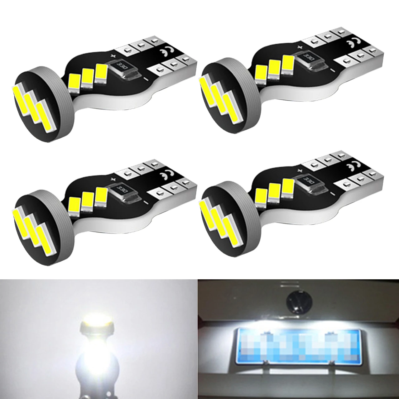 A Pack Canbus T10 W5W LED Light Bulb 194 168 Auto Lamp for Suzuki Grand Vitara SX4 S-Cross Jimny Swift Interior | Автомобили и