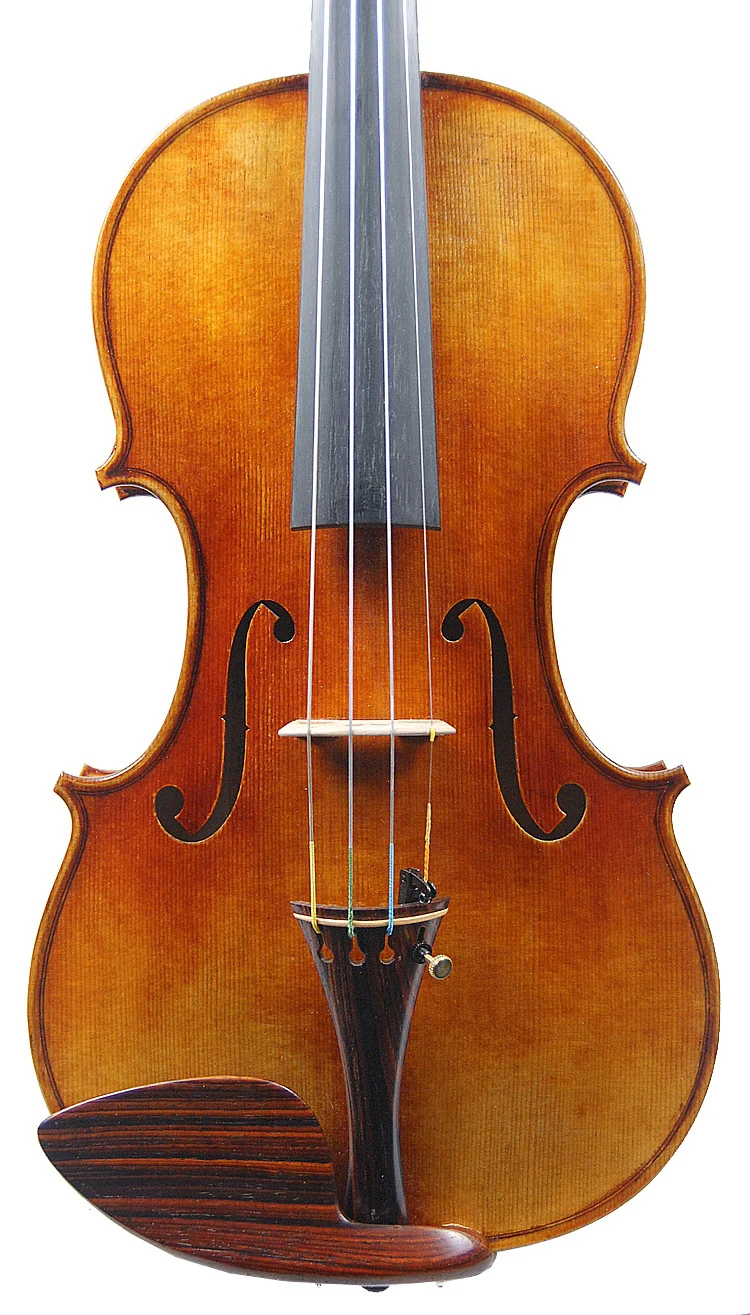 Strong tone！ Italian retro Oil Varnish Handmade Violin 4/4 Stradivarius Professional playing solo violin With case