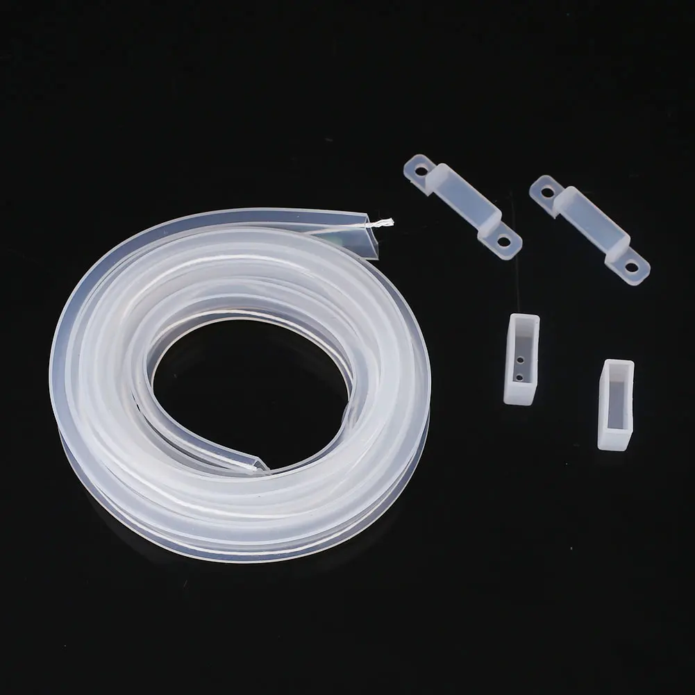 

100CM LED Light Strip Silicon Tube Square Casing Pipe High Transparent