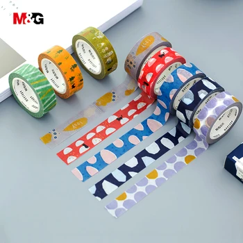 

M&G colored japanese washi tape for school supplies decorated adhesive tape masking stationery office christmas scrapbook