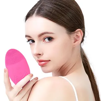 

Mini Electric Facial Cleaning Massage Brush Washing Machine Silicone Face Skin Care Cleanser