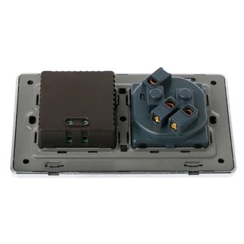 

EU Standard Power Socket With Dual USB Charging Port Mobile 5V 2.1A Output