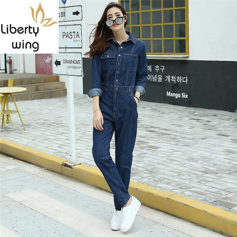 navy blue overalls womens
