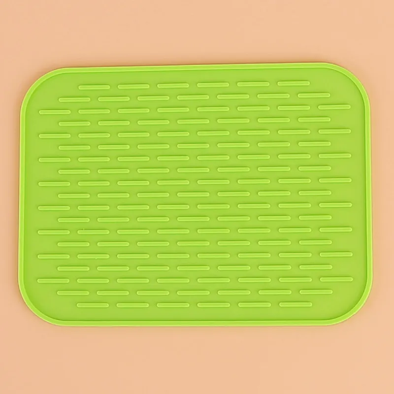 green 9 цветов, силиконовый коврик, форма для выпечки, для духовки, теплоизоляционный коврик, посуда для выпечки, антипригарный толстый коврик, коврики, кухонные аксессуары - Цвет: green