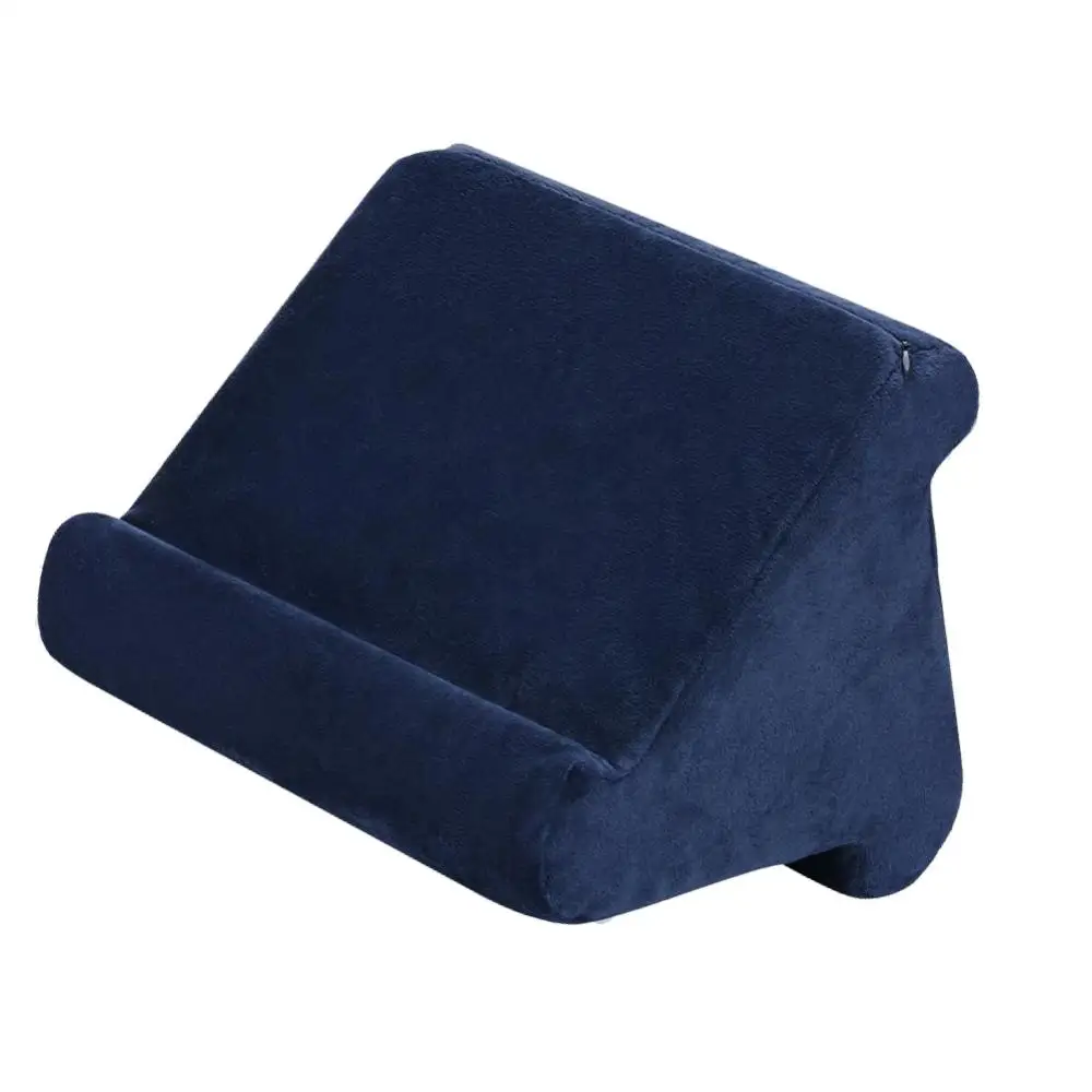 Tri-angle Tablet Reading Pillow Stand Cushion Rest Support for iPad Magazine