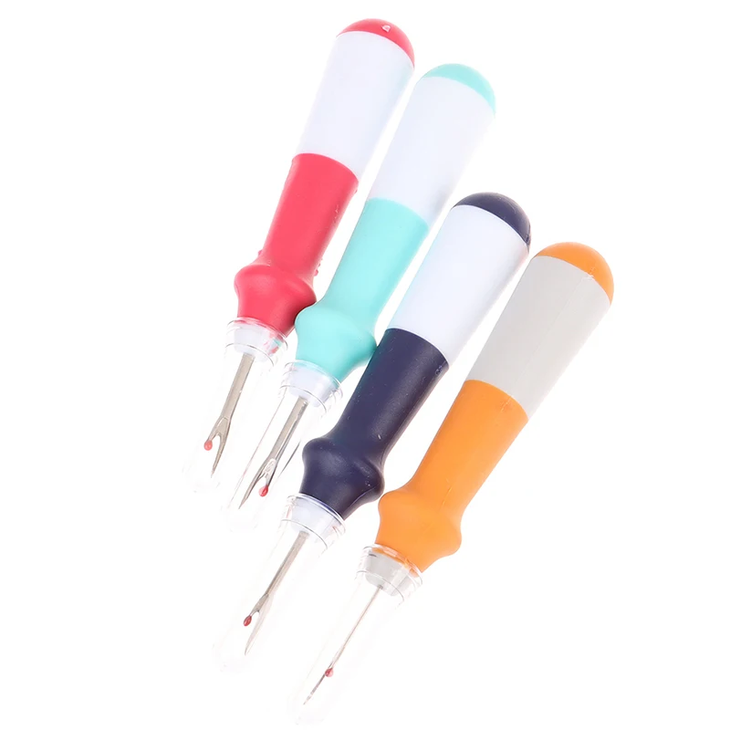 Plastic Handle Sharp Craft Thread Cutter Seam Ripper Safety Handle Stitch Unpicker Hand Tools Needles Arts Sewing Accessory New