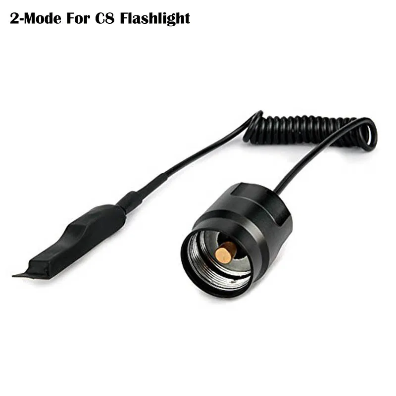 Remote Switch Dual Mode C8 Tactical Switch Remote Control Pressure Switch for C8 Flashlight