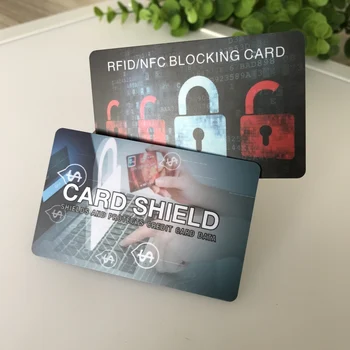 

RFID Blocking Fuss-free Protection For Entire Wallet Shield Credit Card Protector NFC Bank Debit Blocker Identity Security