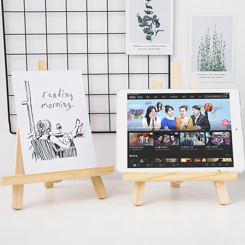 

2020 Wood Desktop Tablet Holder for iPad 10.2 9.7 Air 4 3 Portable Phone Holder Stand for iPhone 7 8 12 X Xiaomi Huawei Bracket