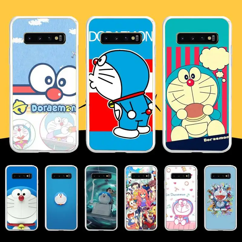 Чехол для телефона Doraemon Nobita Nobi Samsung Galaxy S10 S10e S8 S9 Plus S7 Edge Note10 9 8 мягкий прозрачный
