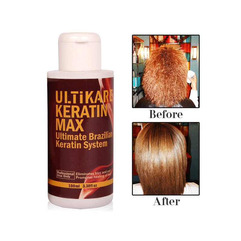 Ultikare Hot Sale 100ml Brazilian Keratin Treatment Keratin Moisturizing Treatment For Hair Care Repairing Frizzy hair
