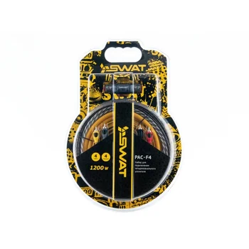 

Swat pac-f4 set harness for подкл. 4x Kang. Amplifier 4ga, сса, blister card