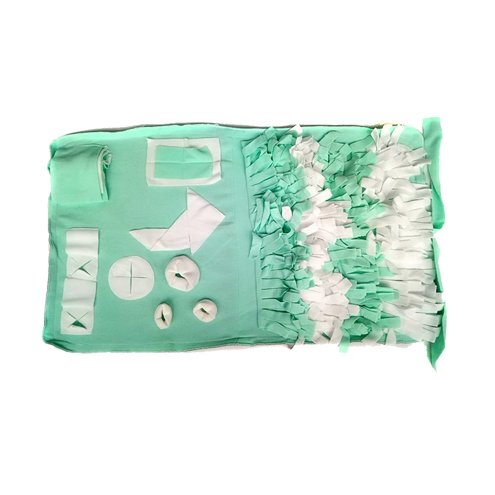 Supplies Slow Washable Dog Snuffle Mat Cushion Blanket Nose Sniffing Pet Training Pad Play Stress Release Soft Cat Food Feeding | Дом и сад