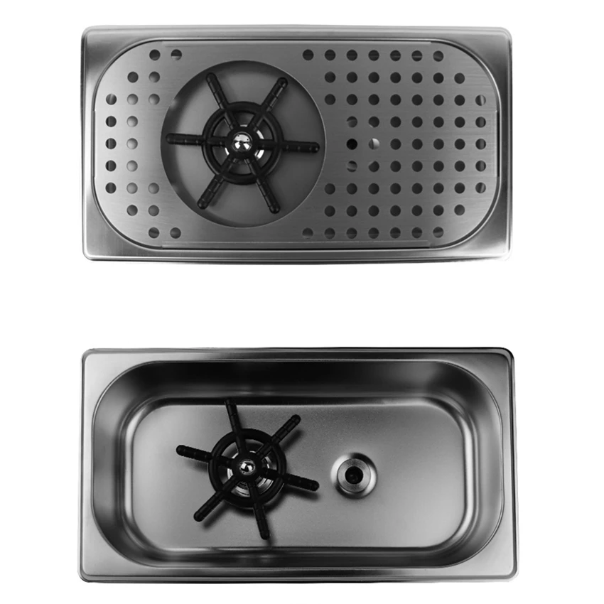 

Glass Rinser Diameter 201 Stainless Steel Rinser for Beer Milk Tea Cup Washer Cleaner Glass Rinser for Hotel Bar