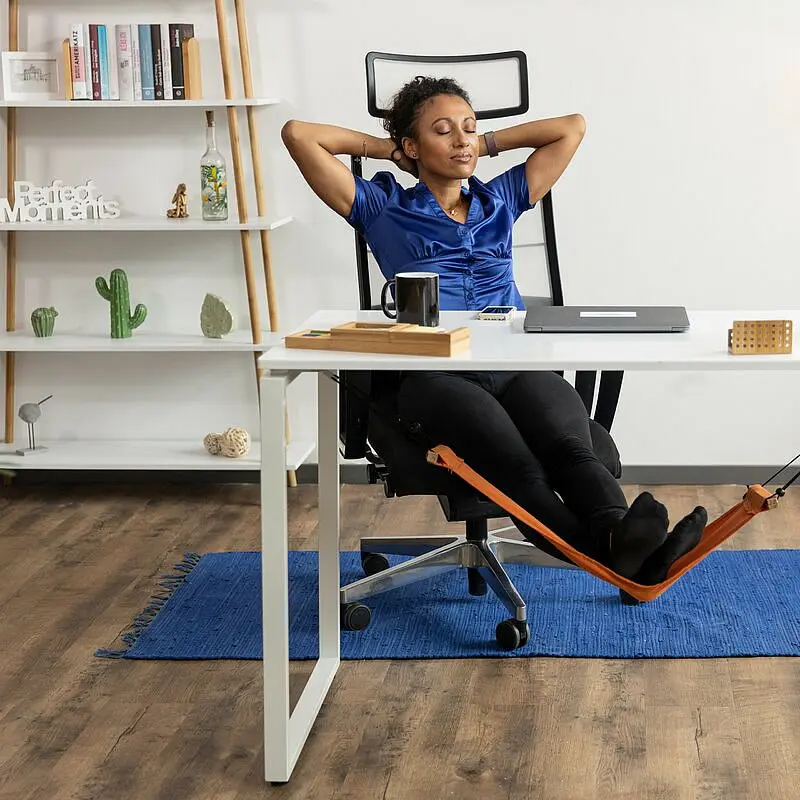 Portable Desk Footrest Leg Rest Hammock Make Your Work Time Very