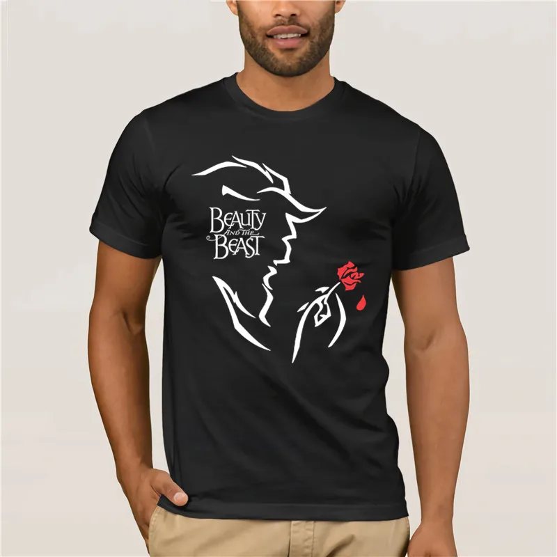 Places To Getee Shirt Made 2019 Beauty and The Beast Make Your Own T Hop Where Get T-Shirt Cotton Simple Brand-Clothing |