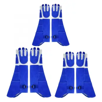 

handschoenen Anti-Animal Grabbing Leather Long Thickening Training Dog Tamer Pet Protective Gloves