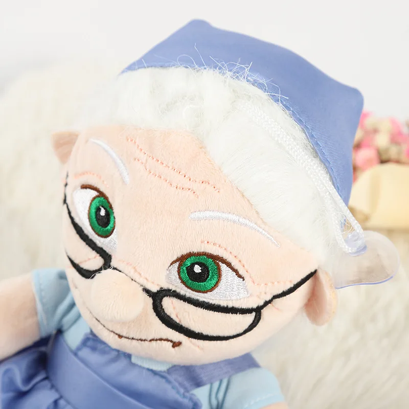 20cm Carl UP Plush Movie UP Character Plushie Toy Flying Ring Travel Carl Old Man&Lady Stuffed Peluche for Kids Birthday Gifts