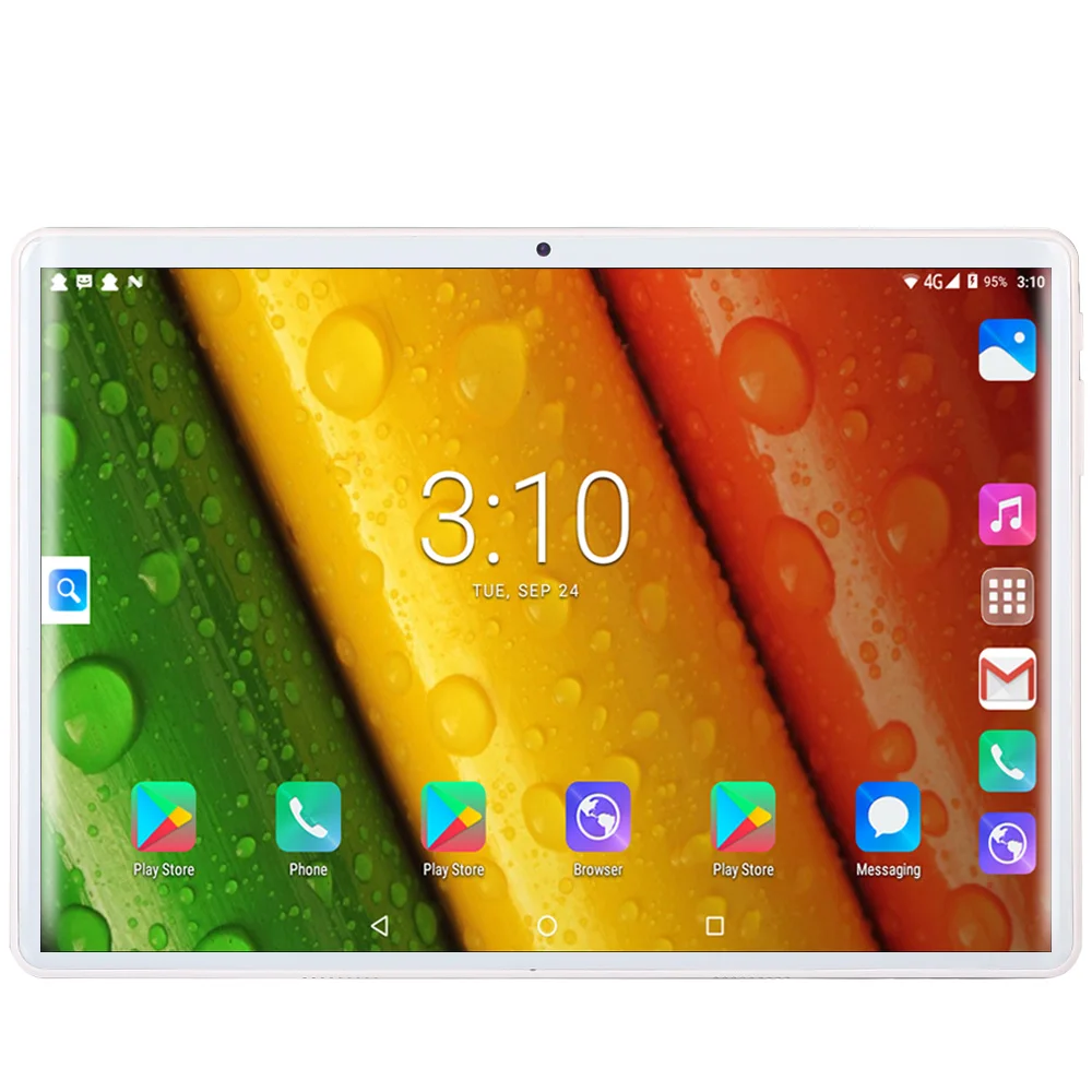 BDF планшет 10 дюймов 3G/4G LTE телефон SIM планшеты ПК Android 9,0 Google Play десять ядер 8 ГБ/128 ГБ ips планшет 7 8 9 10 металлический планшетный ПК