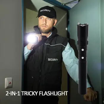 

2-In-1 Electric Toy Gagster Shock Stick Electric Shock Stick Magic April Fools' Day Sensoring Black Electronic Crazy Horrific
