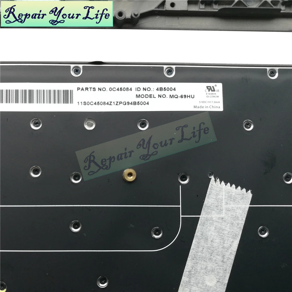 Клавиатура для ноутбука lenovo Thinkpad X1 carbon Gen 2nd HU клавиатура с подсветкой palmest TOP Case 04X6503 0C45084 MQ-69HU