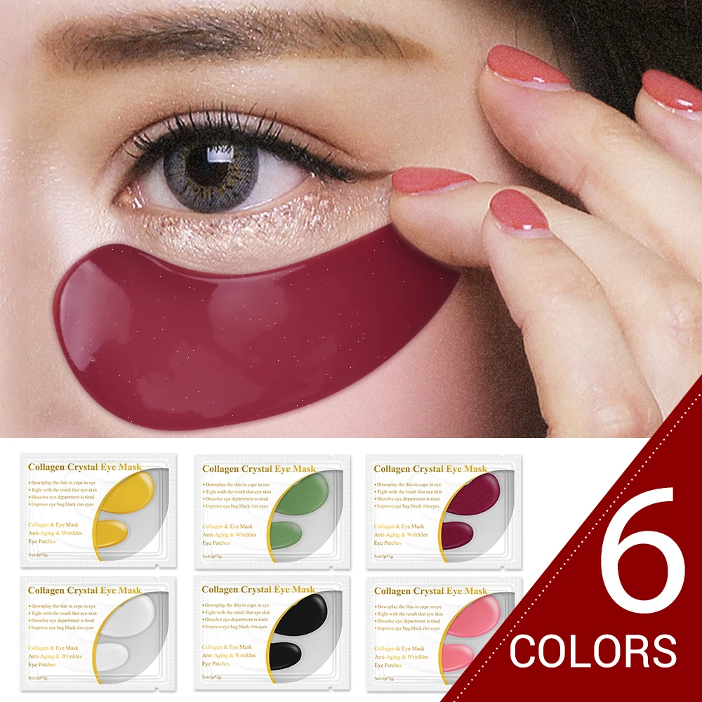 6 пар коллагеновые маски для кожи вокруг глаз от морщин и темных кругов |