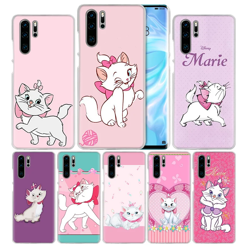 

Hard PC Case Cover For Huawei P30 P20 P10 Mate 30 20 10 Nova 5 5i Pro Lite P Smart Z Plus 2019 The cartoon AristoCats Marie Cat