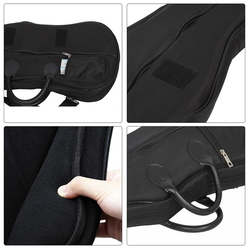 4/4 3/4 Full Size Violin Case Backpack Waterproof Carrying Bag with Shoulder Straps and Anti-Vibration Sponge Protect Violin Acc