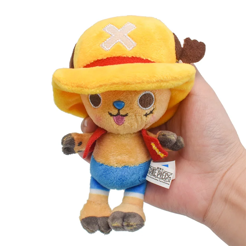 Large 20cm Anime One Piece Plush Toys Chopper Sabo Kawaii Stuffed