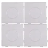 4PCS 2.6mm Mini Hama Fuse Beads Transparent Big Square Pegboards Beads Boards DIY Material Template Perler Artkal Beads Pegboard 1