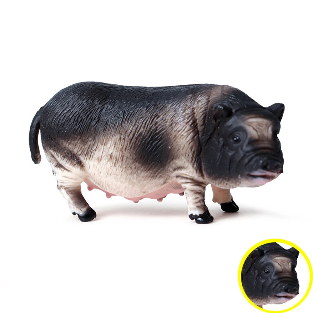 Моделирование Viet Pig Boar животная модель фугурин детская игрушка поделочный материал декоративные статуэтки набор игрушек маленькие пластиковые имитации подарки