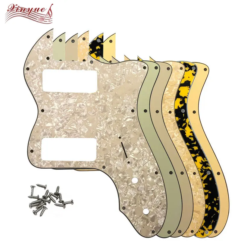 Xinyue Parti Di Chitarra Per 13 Fori Classic Series'72 Telecaster Thinline Battipenna Per Chitarra Con Pickup Humbucker P90 Piastra Antigraffio