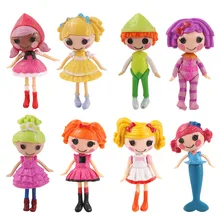 8 шт./партия Lalaloopsy ПВХ фигурка игрушки объемная пуговица модель с глазами куклы подарок для девочек