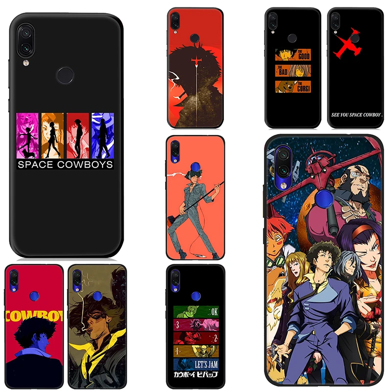 

IYICAO Cowboy Bebop Anime Soft Case for Xiaomi Redmi Note 8 7 6 5 Pro for Redmi Note 6 5 5A 4X Soft Silicone TPU