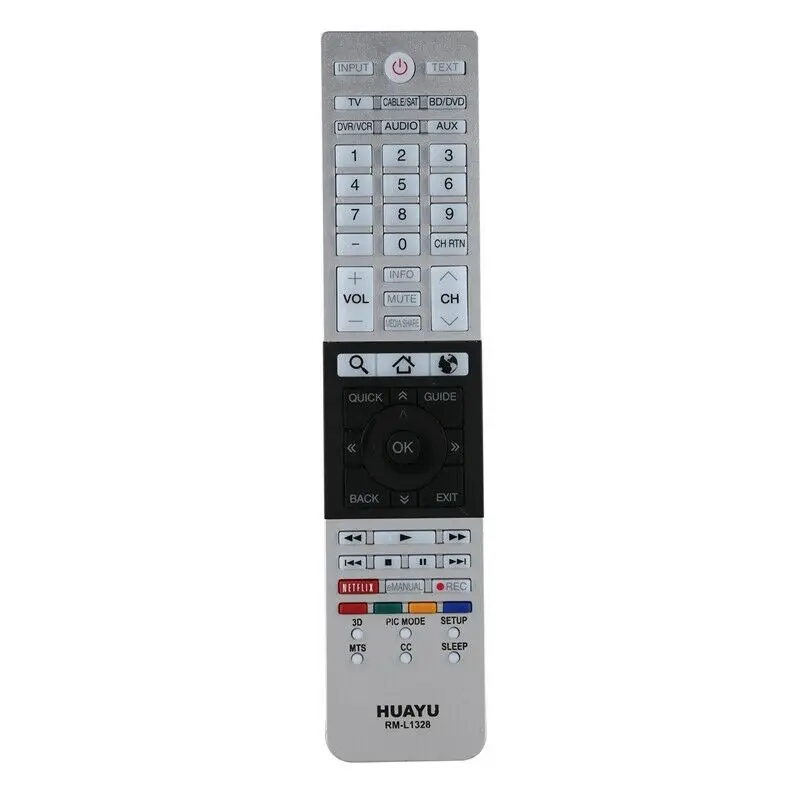 Для Rm L1328 совместим с TOSHIBA ТВ пульт дистанционного управления Управление 58L7350U 58L9300