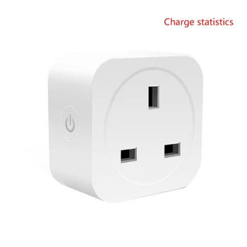 

16A UK WiFi Smart Plug Socket with Power Energy Monitor APP Remote Control