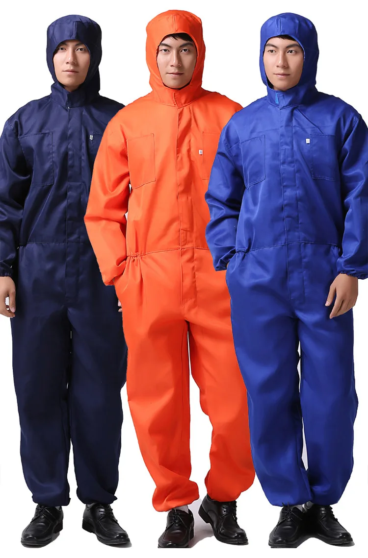 Men Thin Work Overalls Breathable Summer Long Sleeve Coveralls Dust-proof Protective Work clothes WorkerMachine Auto Repair (1)